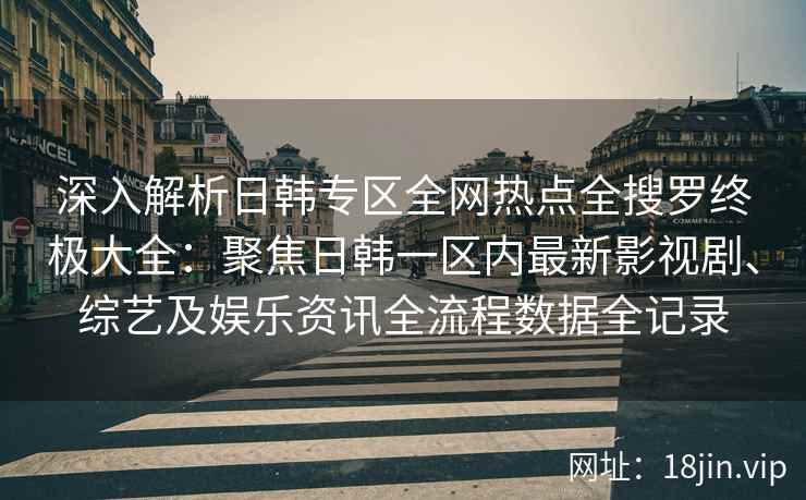 深入解析日韩专区全网热点全搜罗终极大全：聚焦日韩一区内最新影视剧、综艺及娱乐资讯全流程数据全记录