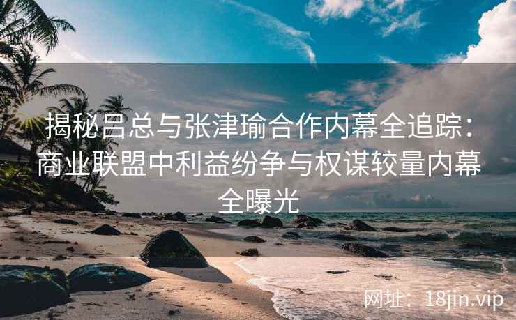 揭秘吕总与张津瑜合作内幕全追踪：商业联盟中利益纷争与权谋较量内幕全曝光