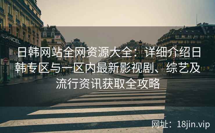 日韩网站全网资源大全：详细介绍日韩专区与一区内最新影视剧、综艺及流行资讯获取全攻略